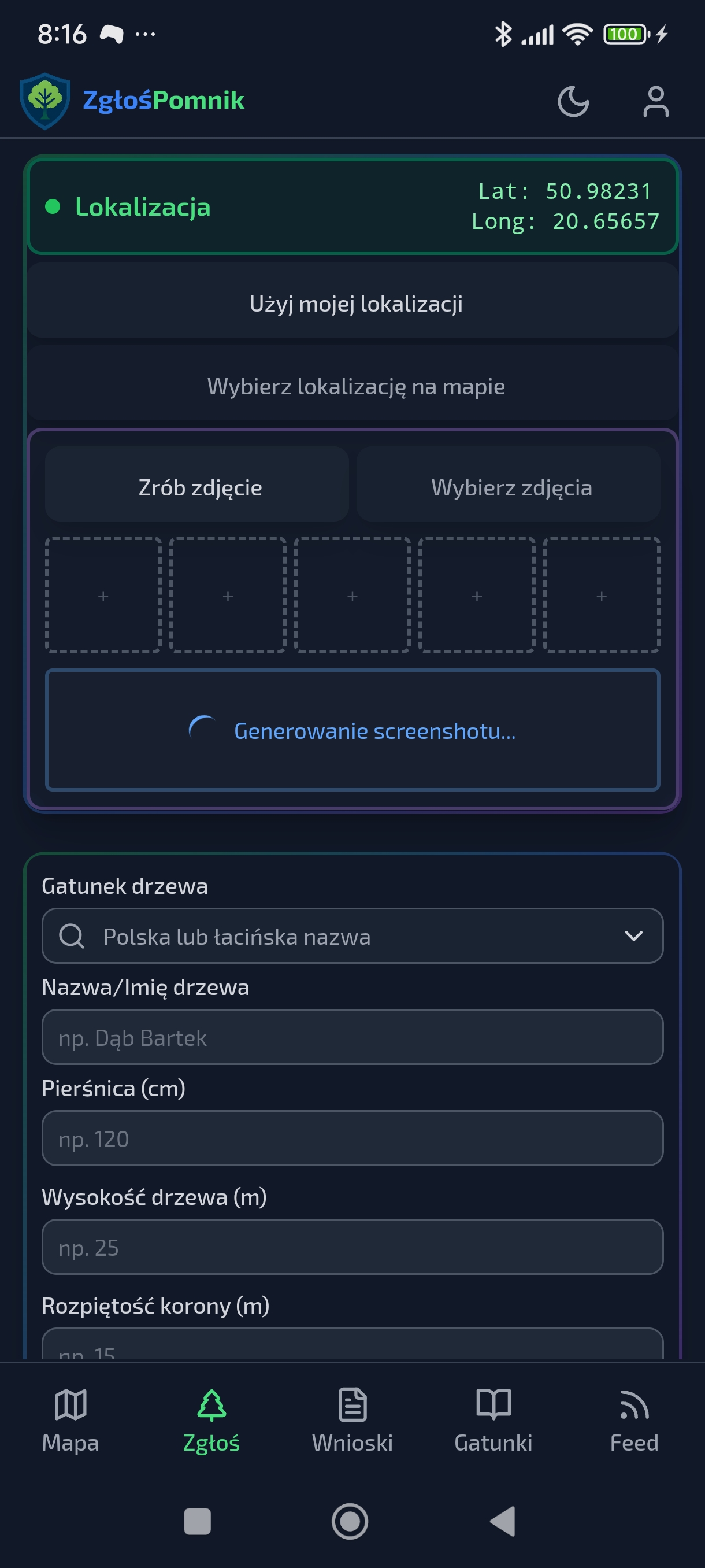 ZgłośPomnik - Nature Monument Reporting (Flagship)